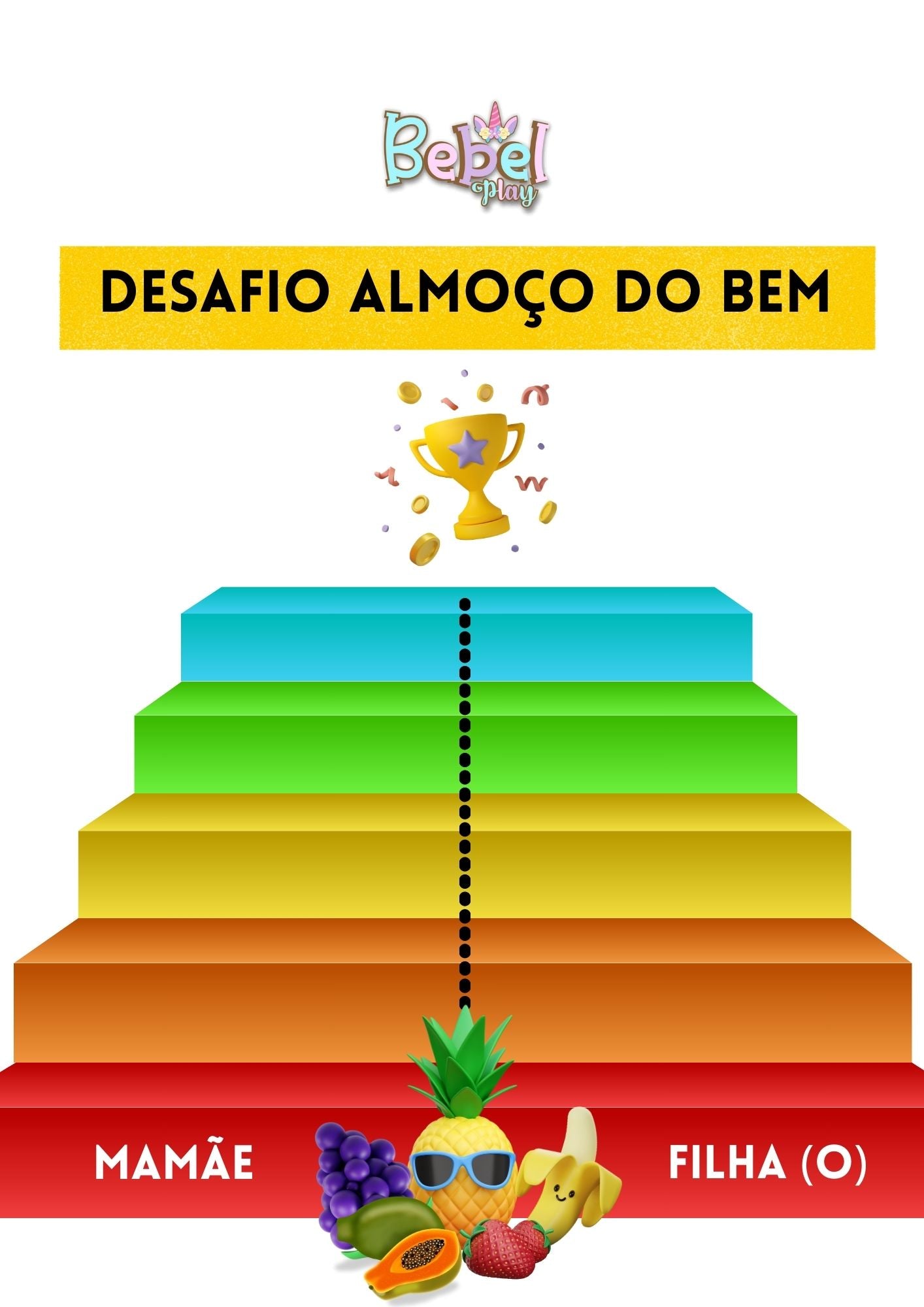 Molde desafio almoço do bem - Bebelplay
