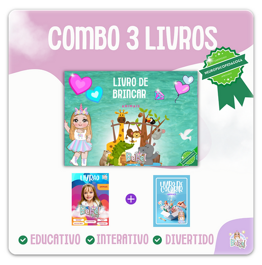 Combo Promocional Livro de Brincar Bebelplay - Animais Digital