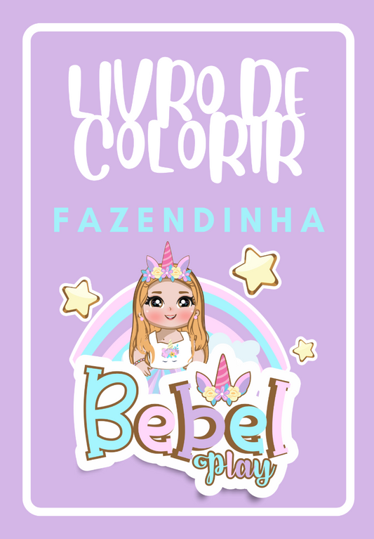 Livro de Colorir Bebelplay - Fazendinha Digital