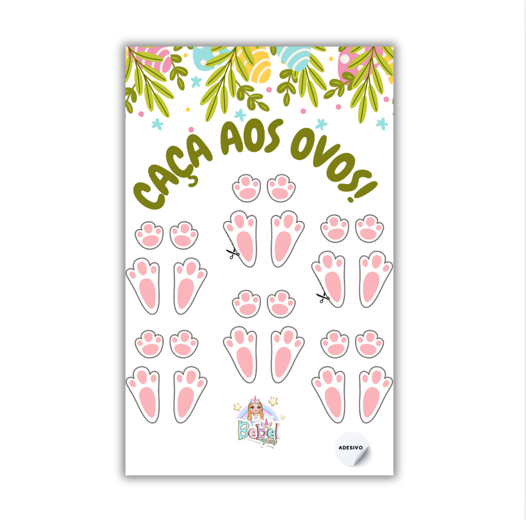 Kit Caça aos Ovos de Páscoa Bebelplay - ConectaPlay